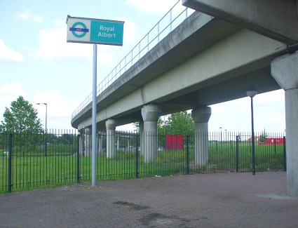 Royal Albert Tube Station, London